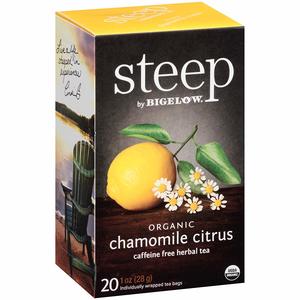 STEEP ORGANIC TEA CHAMOMILE CITRUS HERBAL (6BX/20)